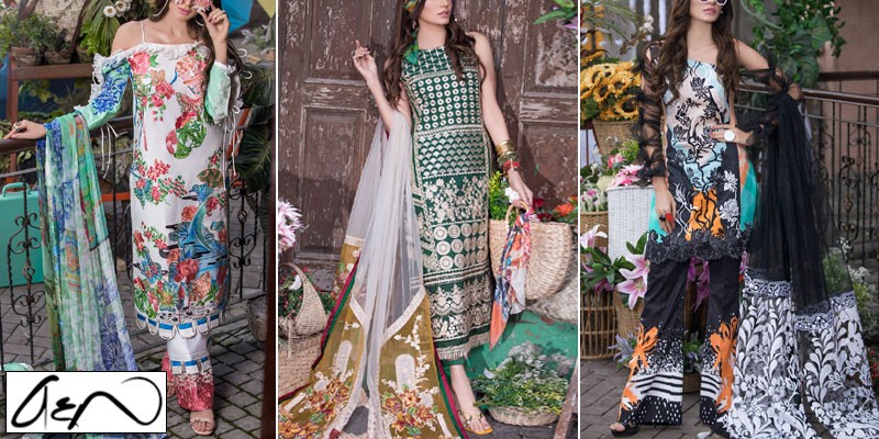Asifa & Nabeel Luxury Summer Lawn Collection 2021 | PakStyle Fashion Blog