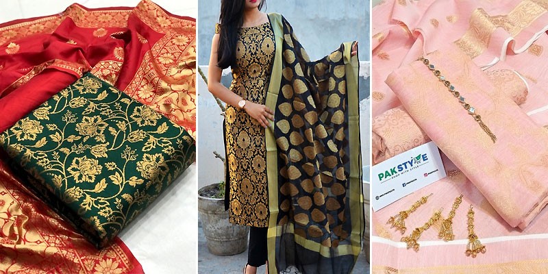 Banarasi Dress Ready Made Radhika Banarasi Vol 2 Ready Made Dress at Rs  1249/piece | Ready Made Suits in Jetpur | ID: 2849764015455
