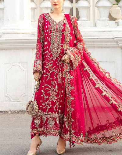 Luxury Handwork Heavy Embroidered Chiffo