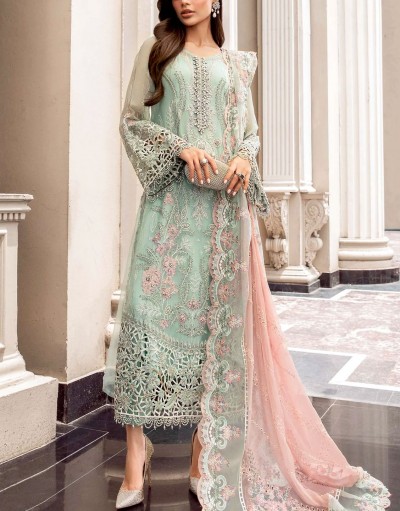 Luxurious Hand & Cutwork Heavy Embroider