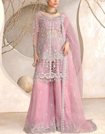 Luxury Hand & Cutwork Heavy Embroidered 