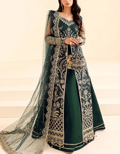 Luxury Heavy Embroidered NET Bridal Wear