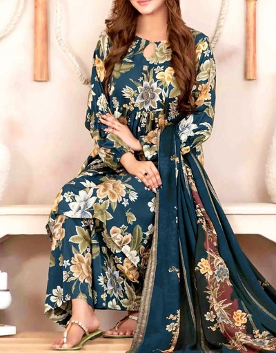 All-Over Digital Print Lawn Suit 2025 wi