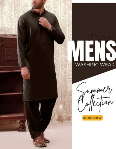 Unstitched Men's Wash n Wear Shalwar Kam